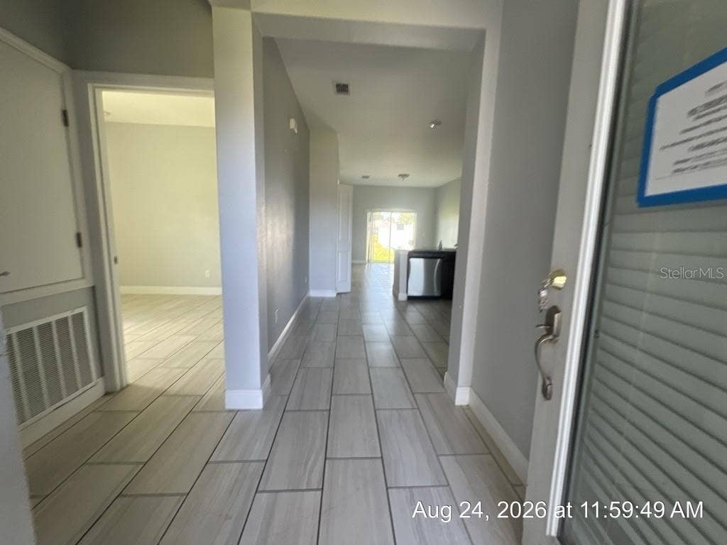 625 BITTERN COURT, #A & B, Poinciana, FL 34759 View from front door Unit B