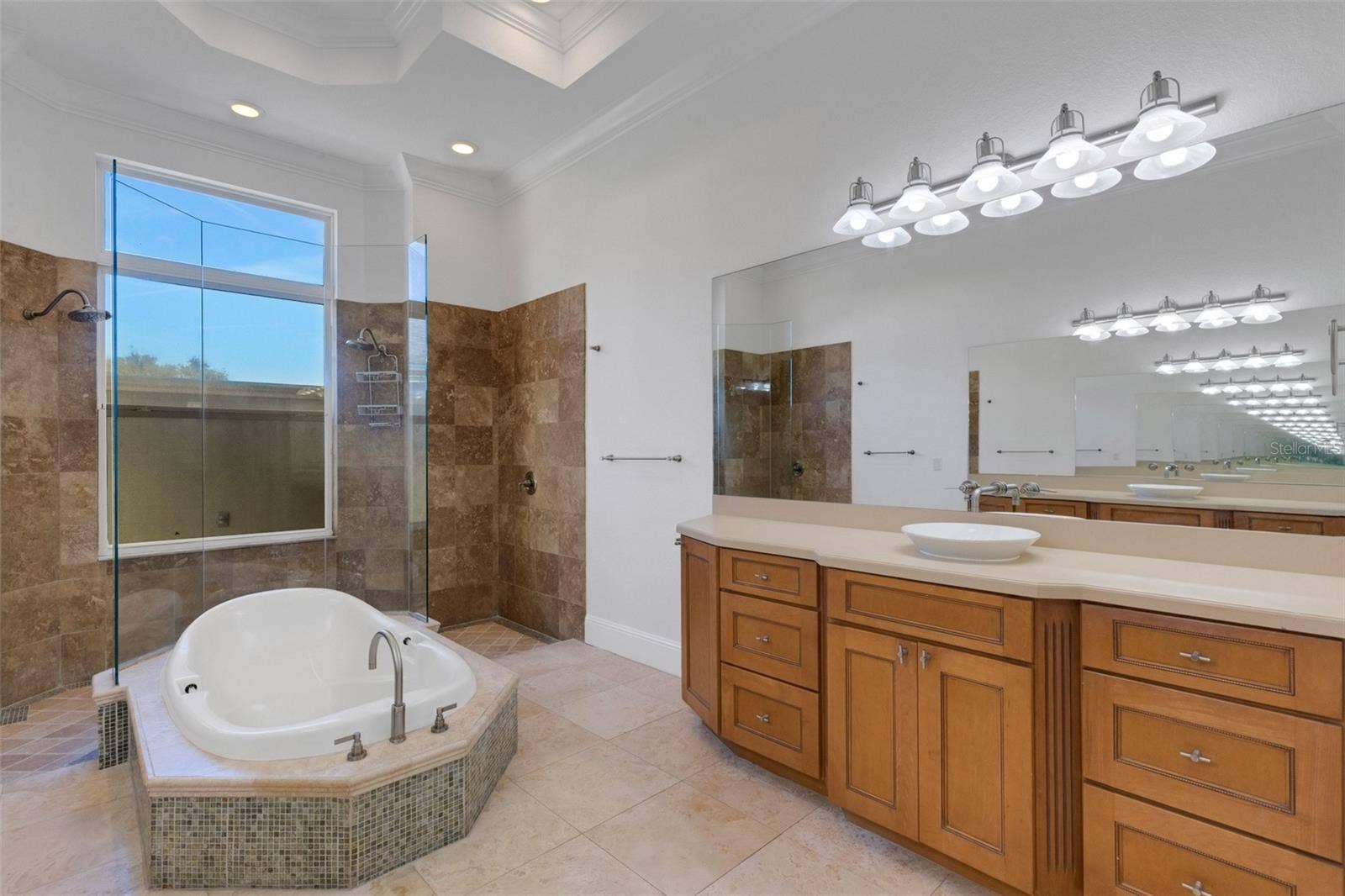 6562 EAGLE VIEW LOOP, Lakeland, FL 33813 a floating tub and oversized walkin shower.