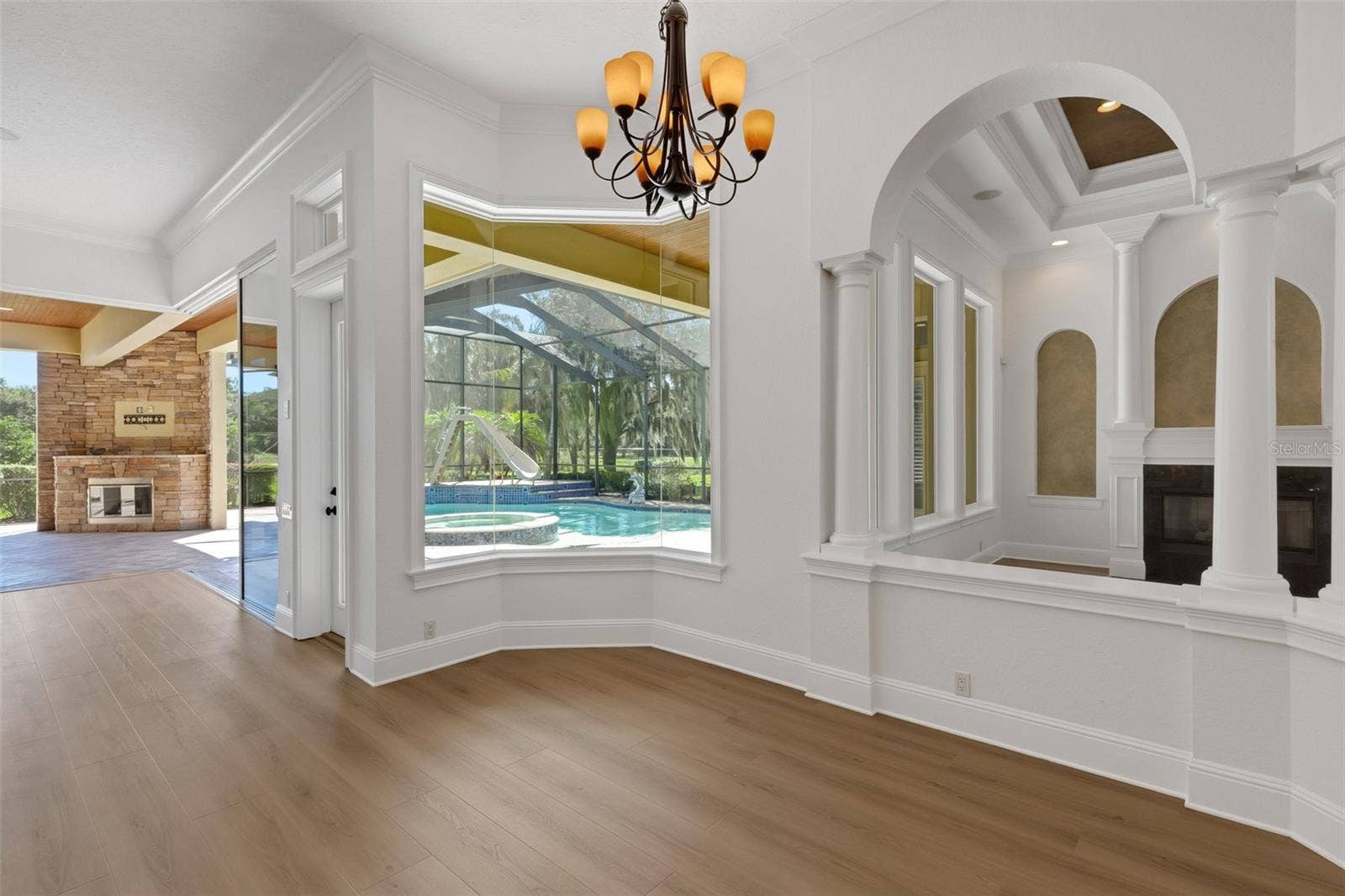 6562 EAGLE VIEW LOOP, Lakeland, FL 33813 The casual dining area will accommodate a larger table fitting to the home's overall design purpose.