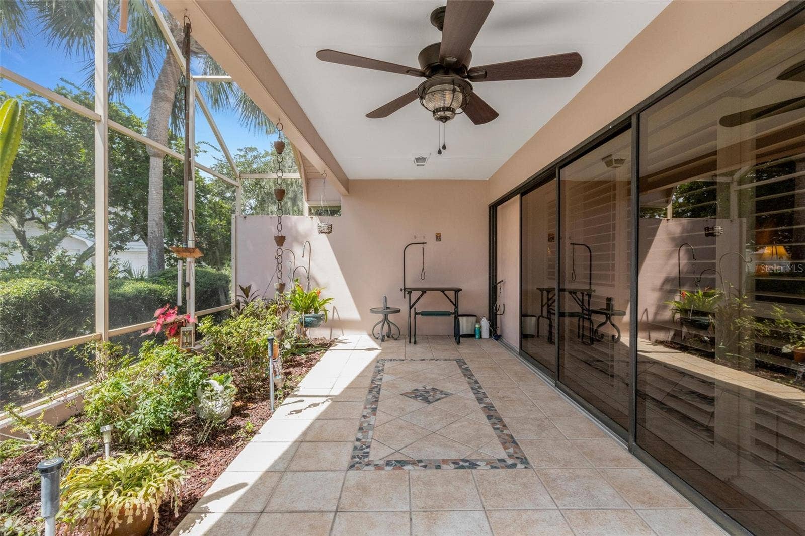 3507 BARLEY LANE, Lakeland, FL 33803 Now let's explore the unique rear courtyard with its two covered spaces.