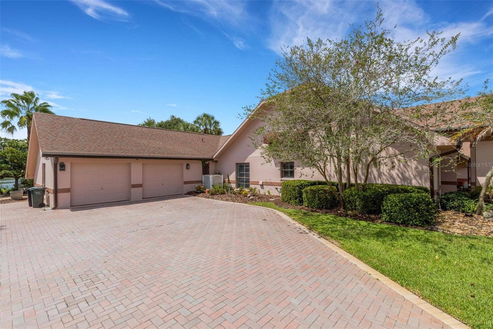 3507 BARLEY LANE, Lakeland, FL 33803 Situated at the end of a long cul-de-sac street the home also features an oversized 2-car garage and wide sweeping brick paver driveway affording plenty of guest parking when necessary.