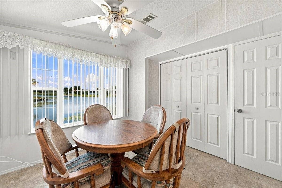 59 BEAVERKILL DRIVE, Lake Wales, FL 33898 Dining Room with Laundry closet