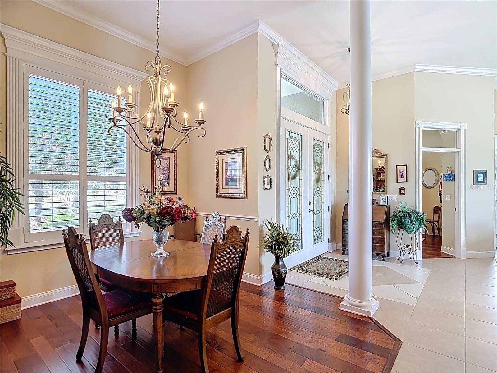 Spacious foyer and entry area