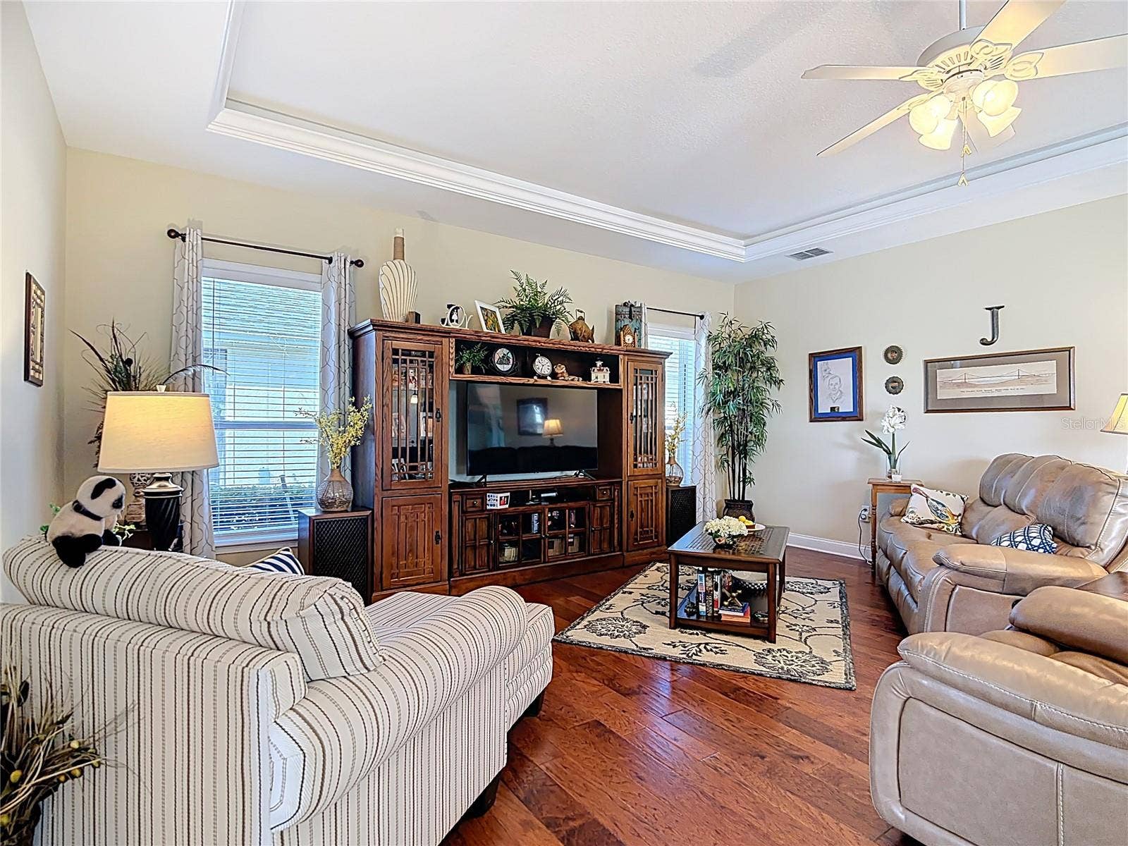 Family Room engineered hardwood flooring