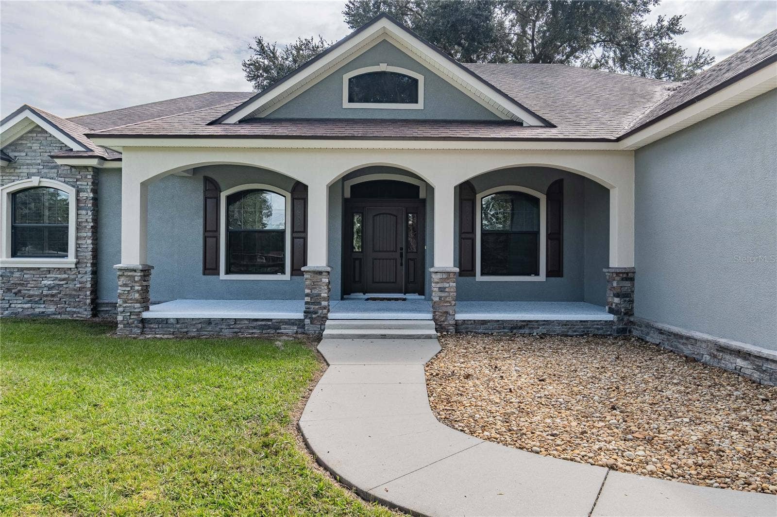 Large covered front porch