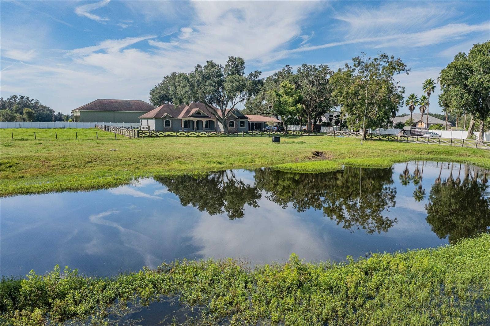 This home has it's own pond!