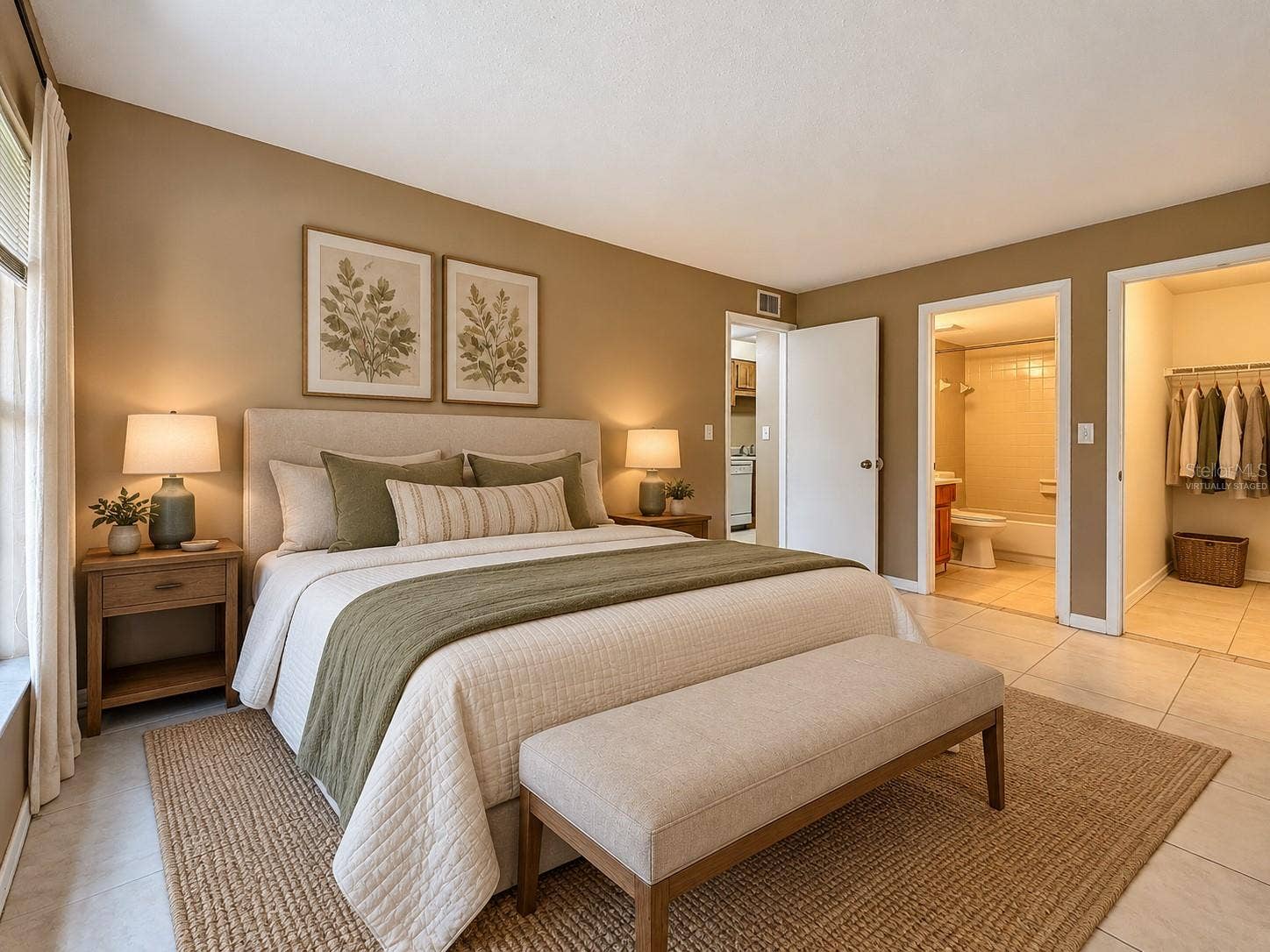 4022 TUMBLE WOOD TRAIL, #101, Tampa, FL 33613 Virtually Staged Primary Bedroom