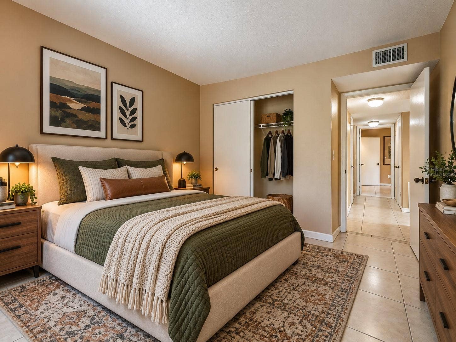 4022 TUMBLE WOOD TRAIL, #101, Tampa, FL 33613 Virtually Staged Second bedroom