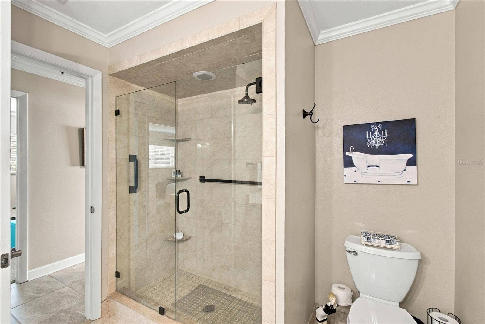 1921 MANOR CIRCLE SE, Winter Haven, FL 33880 Guest bathroom - step in shower