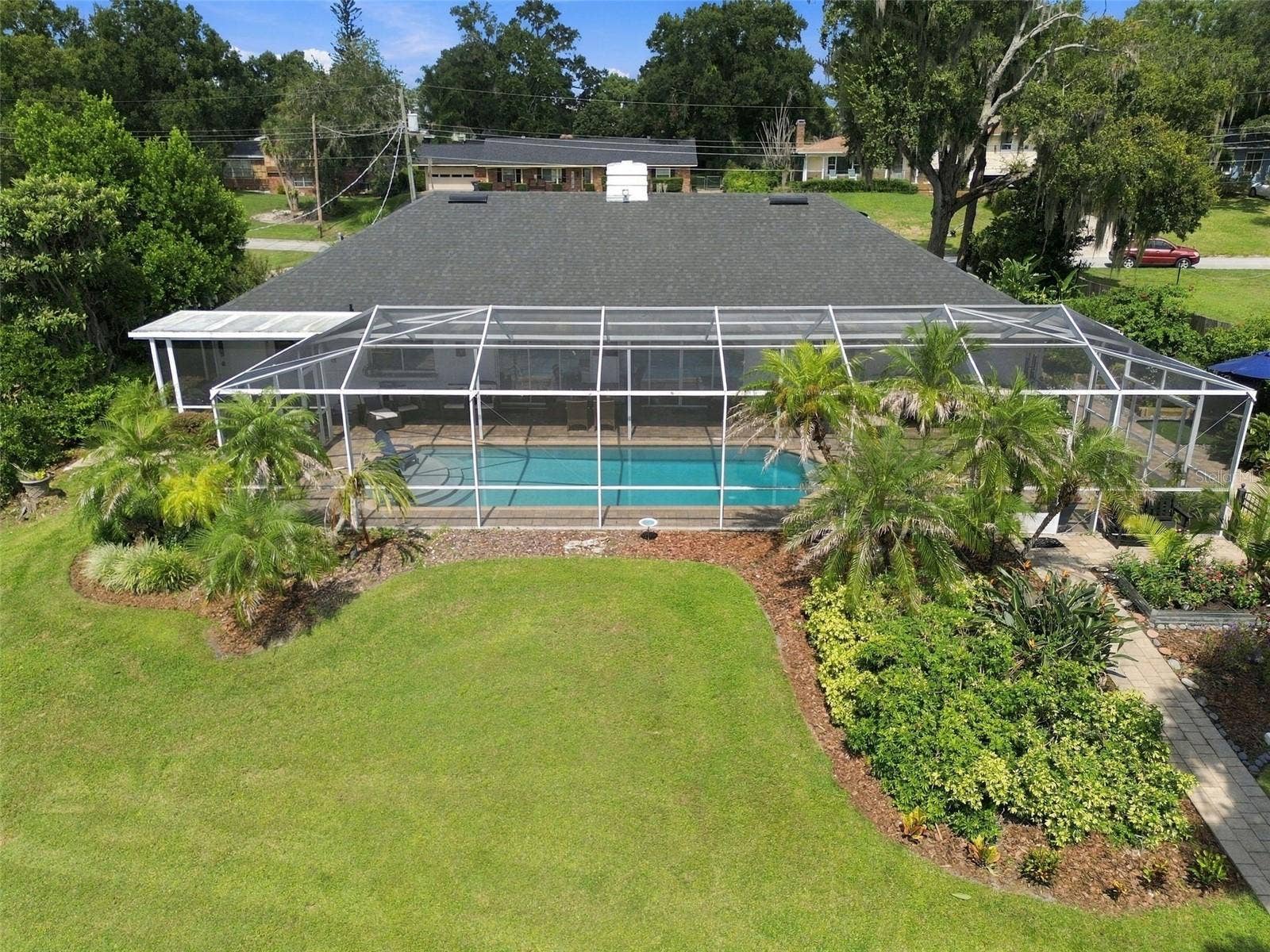 1921 MANOR CIRCLE SE, Winter Haven, FL 33880 Back aerial