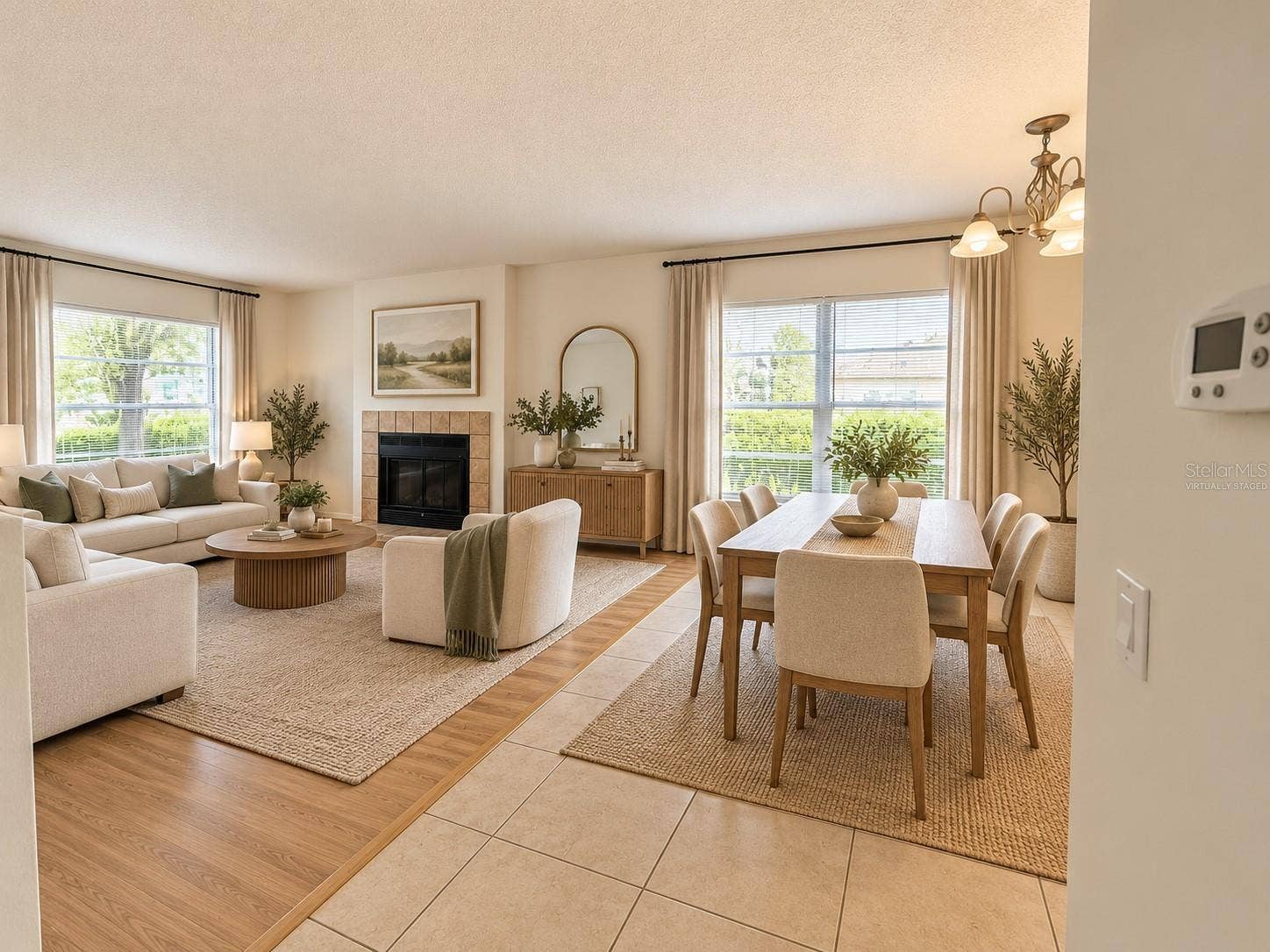 14417 HANGING MOSS CIRCLE, #102, Tampa, FL 33613 Virtually Staged Living - Dinning areas