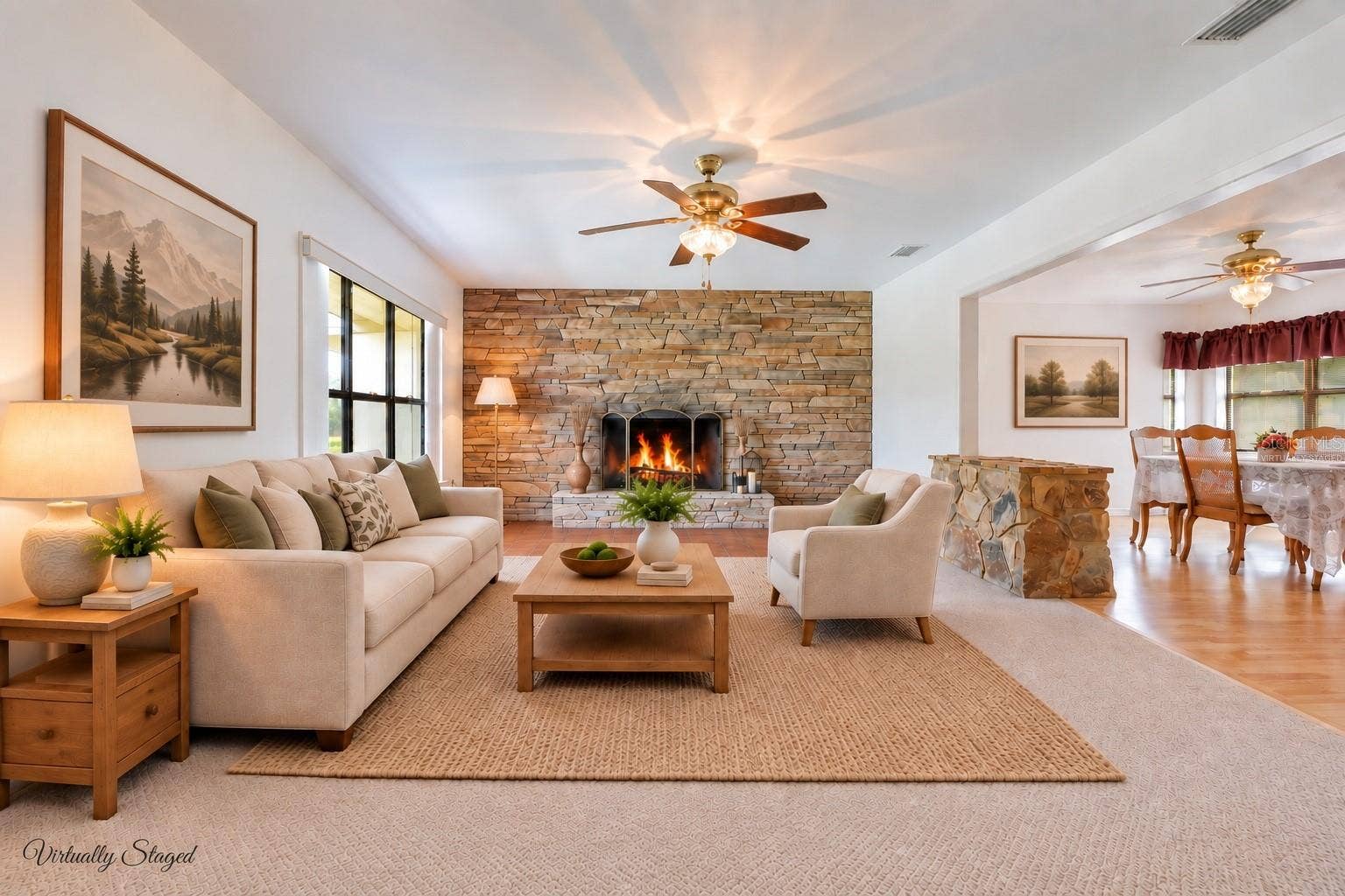 Living Room (Virtually Staged)
