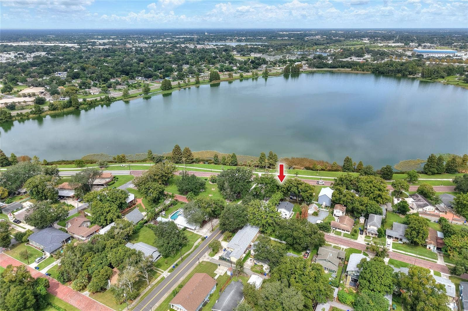 822 W PATTERSON STREET, Lakeland, FL 33803 Drone View of distance to Lake Hunter