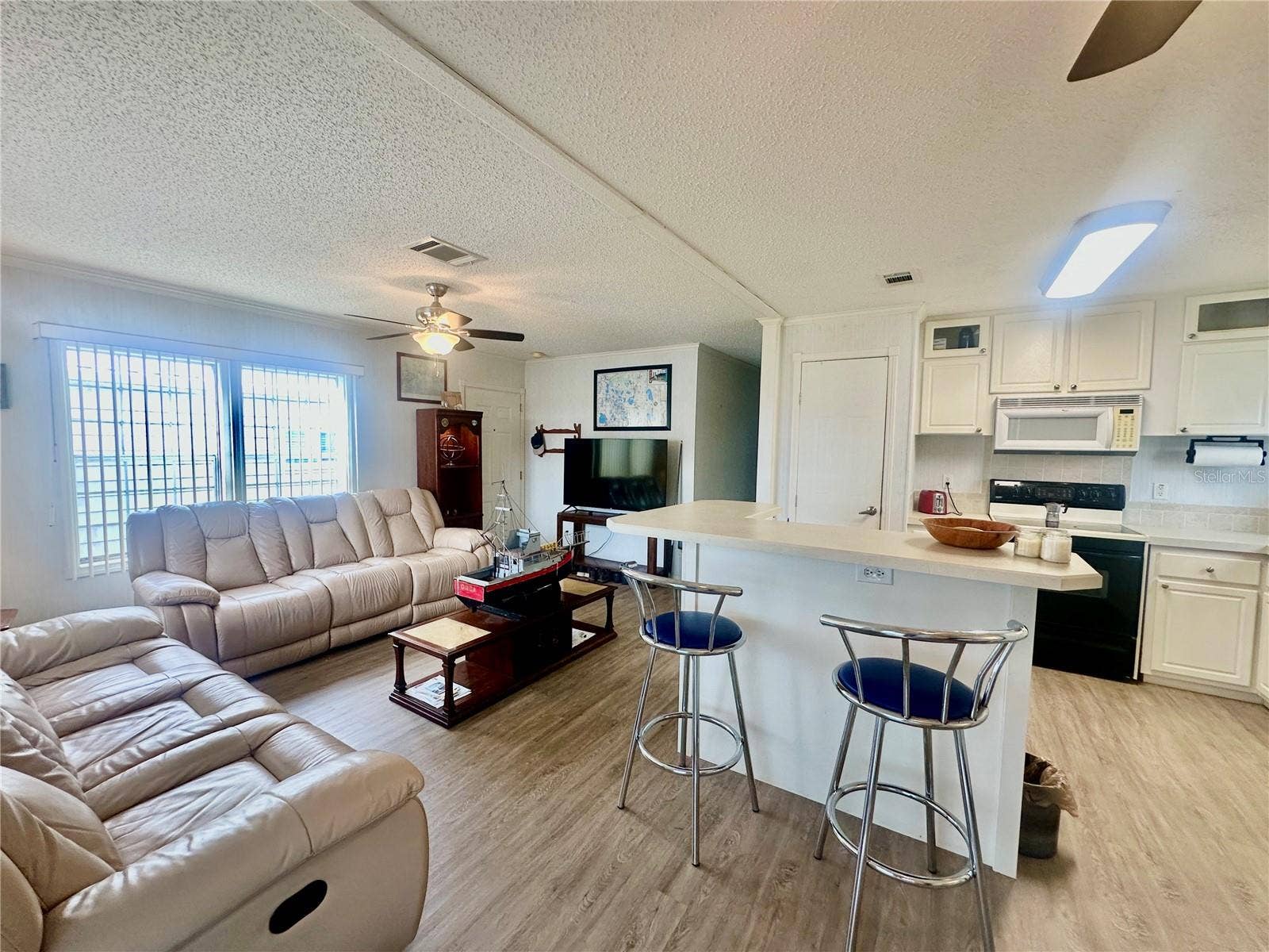 131 BONNIE DRIVE, Auburndale, FL 33823 Living Room/Kitchen