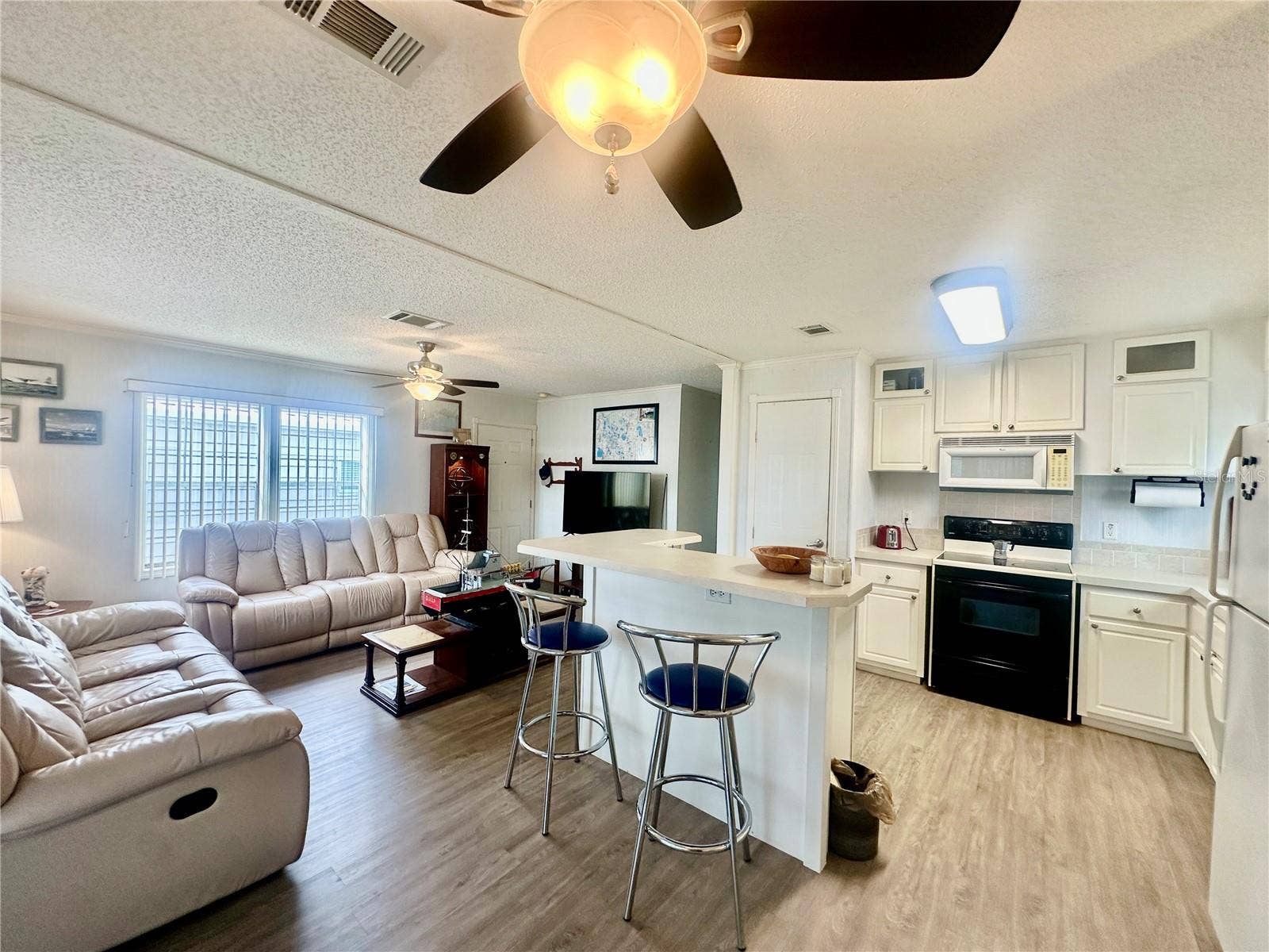 131 BONNIE DRIVE, Auburndale, FL 33823 Living Room/Kitchen