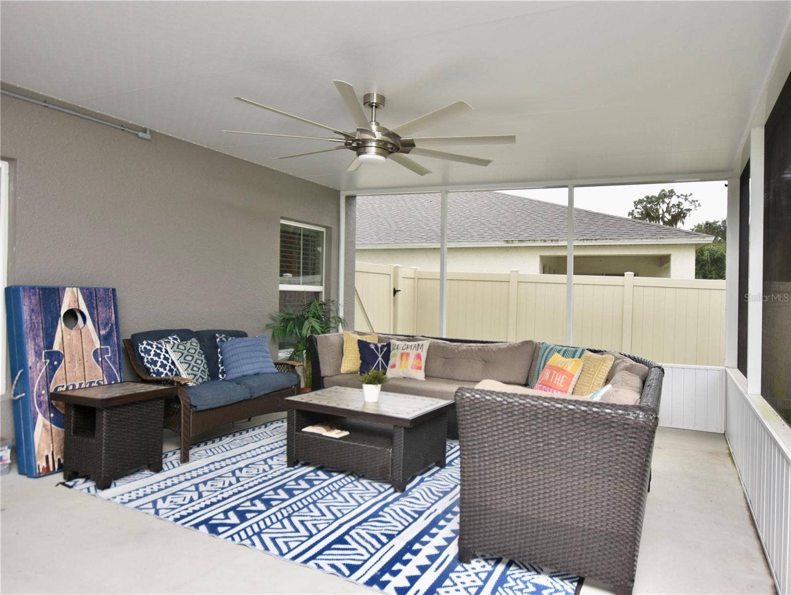 5685 ARLINGTON RIVER DRIVE, Lakeland, FL 33811 Covered Lanai with elite roof