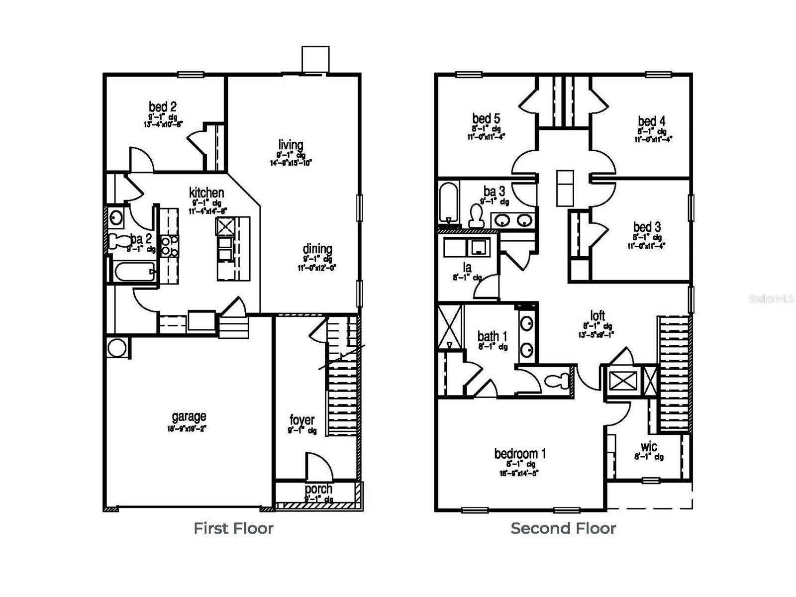 D.R. Horton "Robie" Model Floorplan