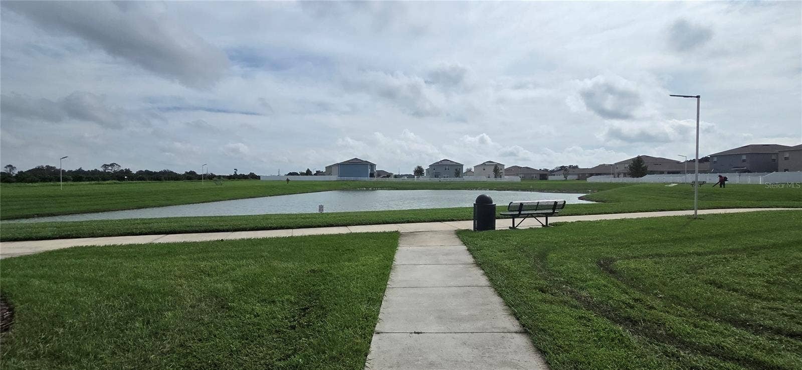 Lake behind clubhouse/pool