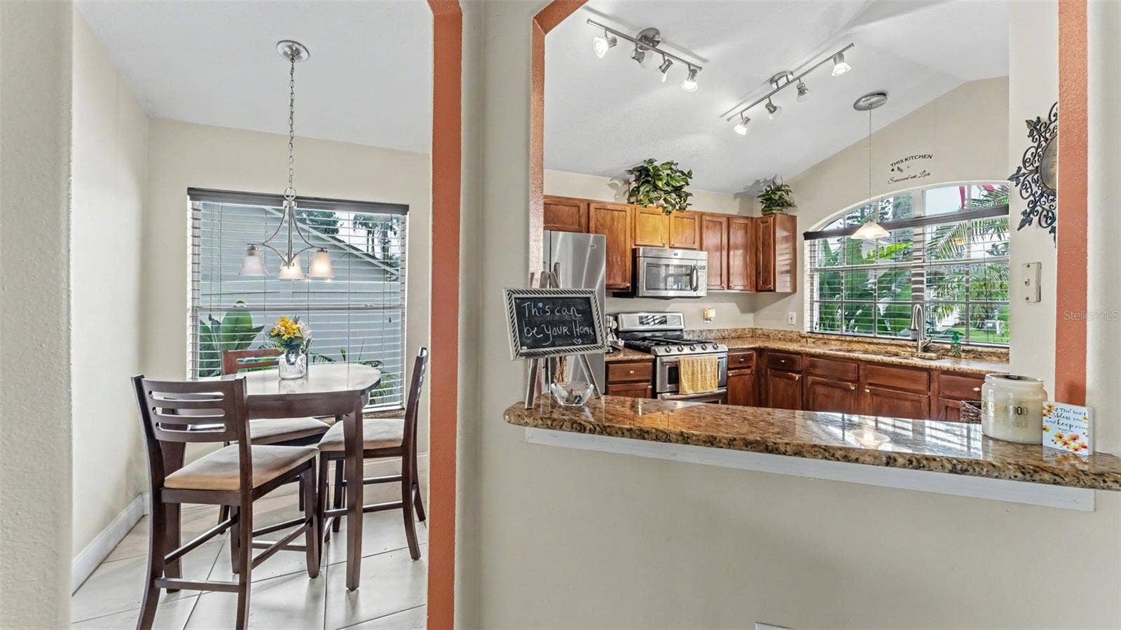 View into Kitchen/breakfast nook