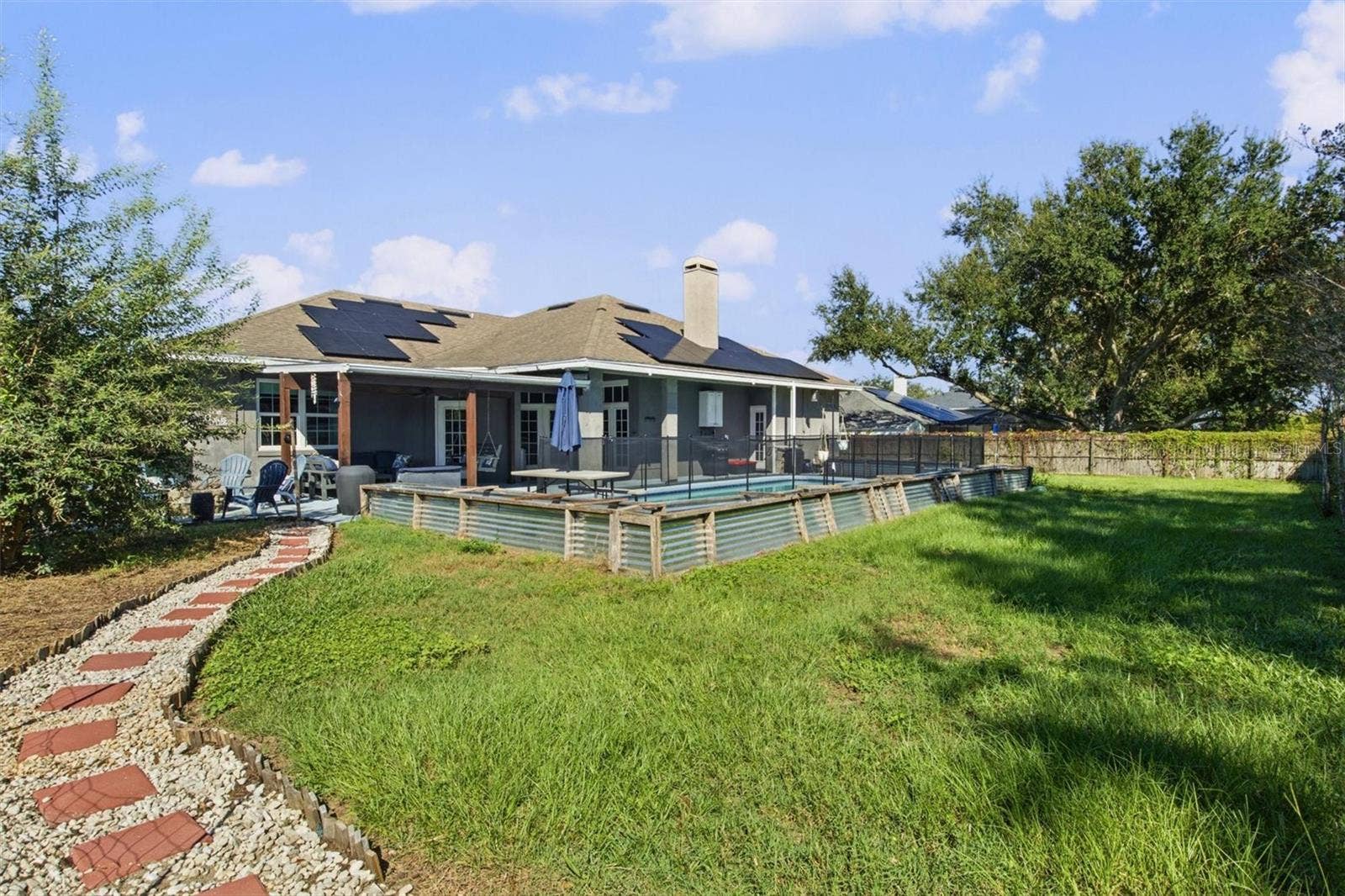 2809 CHATSWORTH LANE, Lakeland, FL 33812 Back Yard View