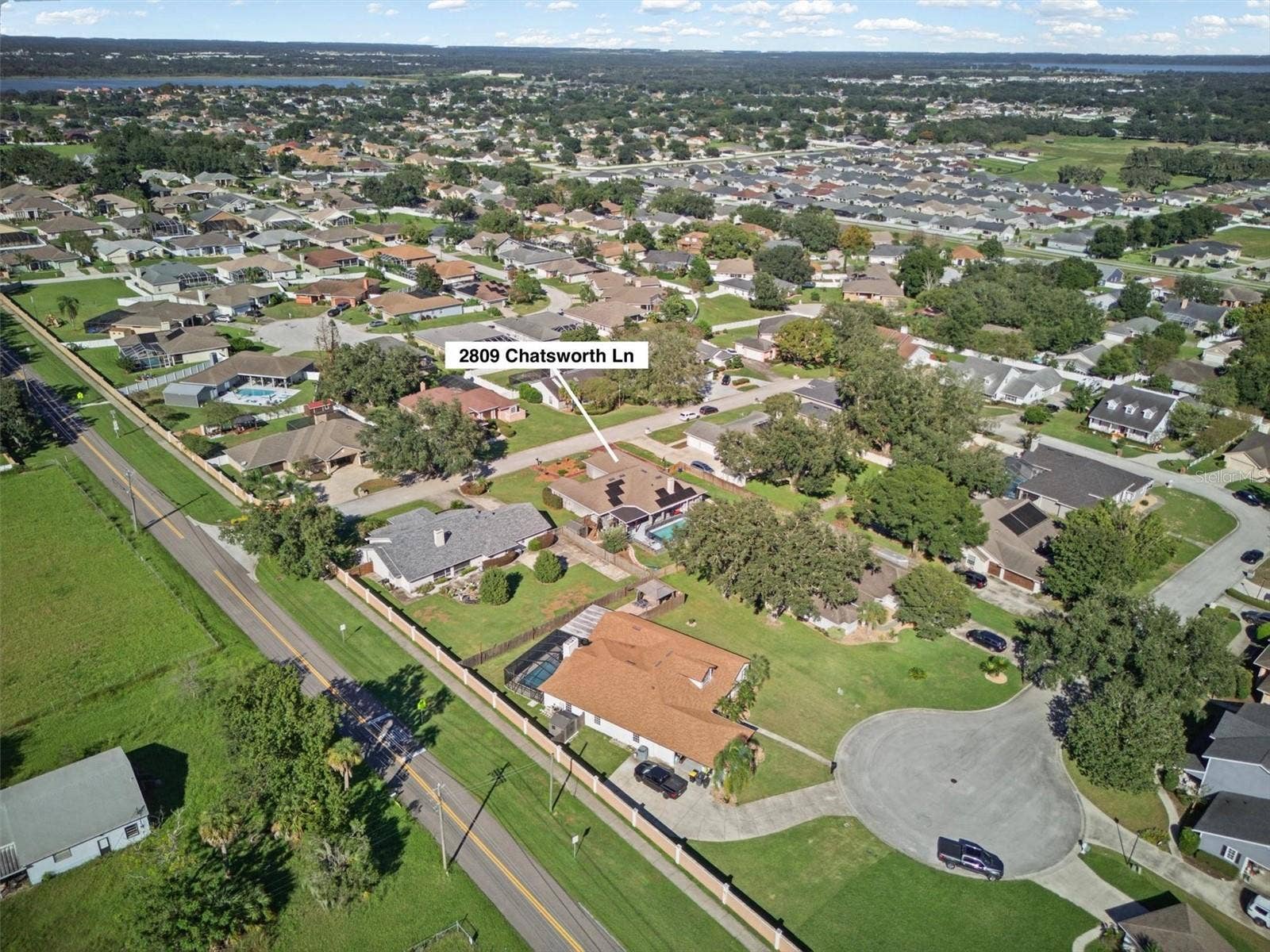 2809 CHATSWORTH LANE, Lakeland, FL 33812 Aerial