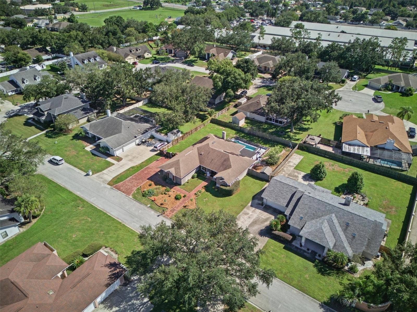 2809 CHATSWORTH LANE, Lakeland, FL 33812 Aerial View