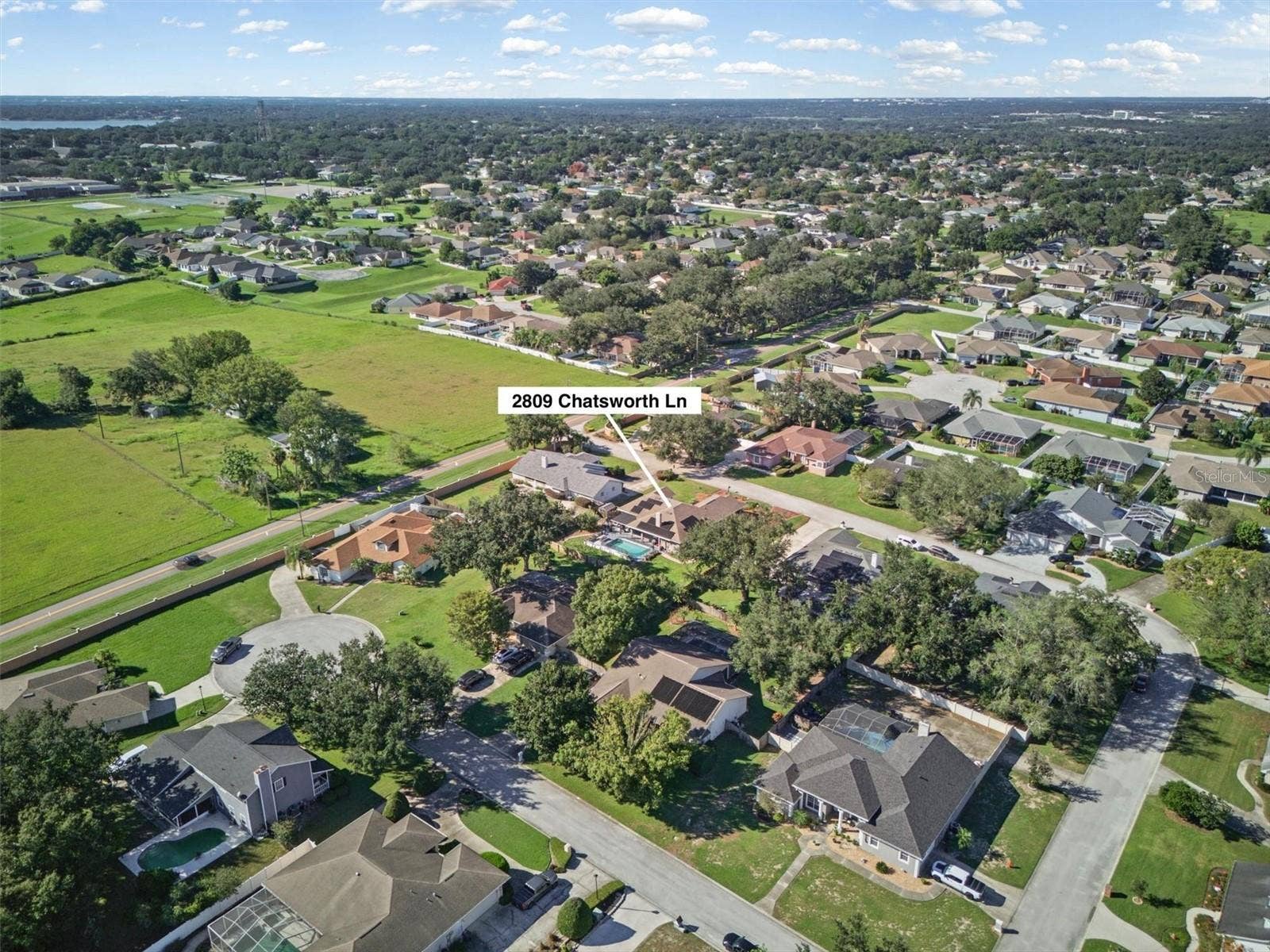 2809 CHATSWORTH LANE, Lakeland, FL 33812 Aerial