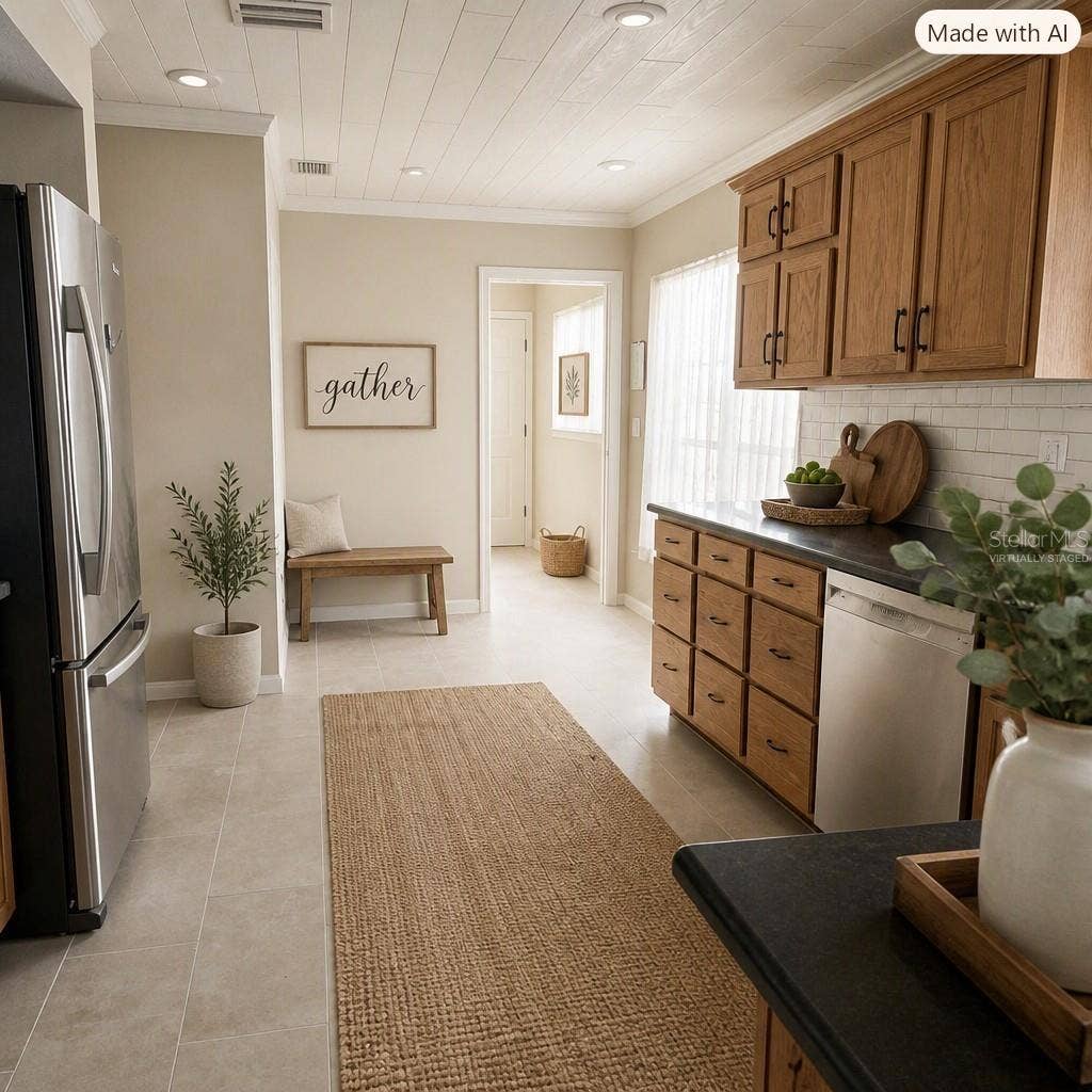 VIRTUALLY STAGED KITCHEN