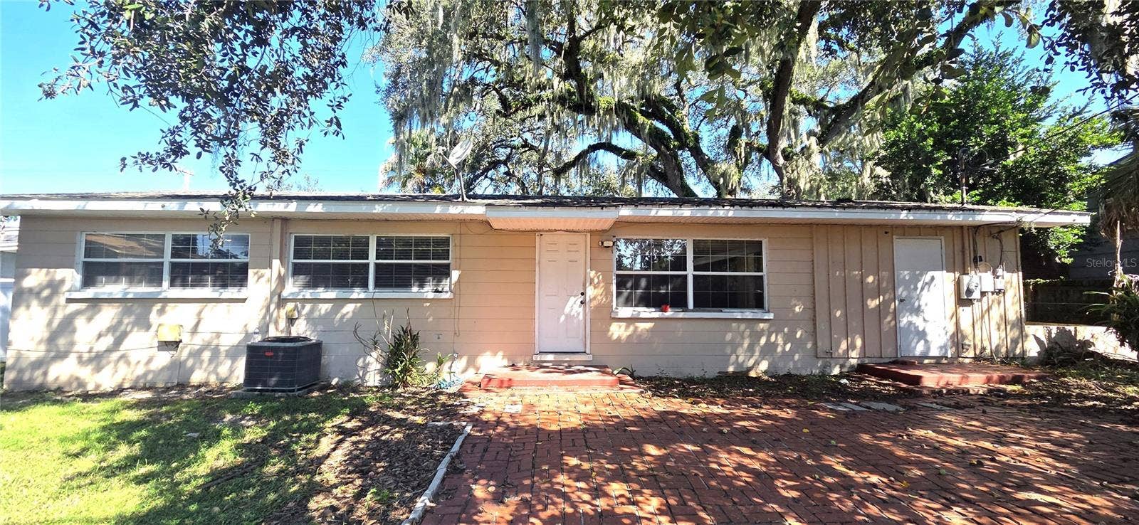 Rear of house