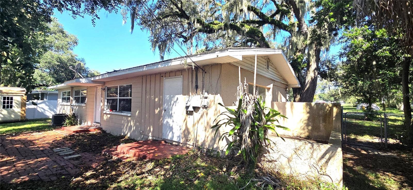 Rear of house