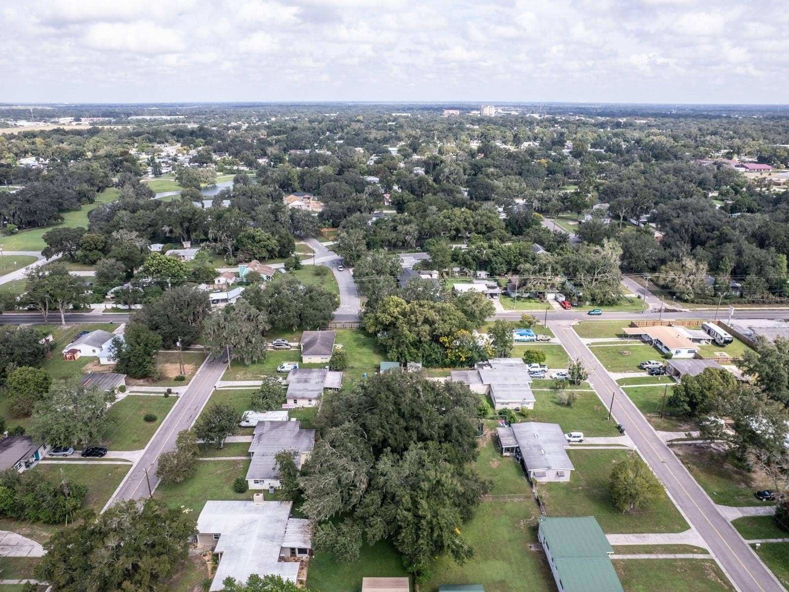 650 PARK LANE, Bartow, FL 33830 Ariel of the home.