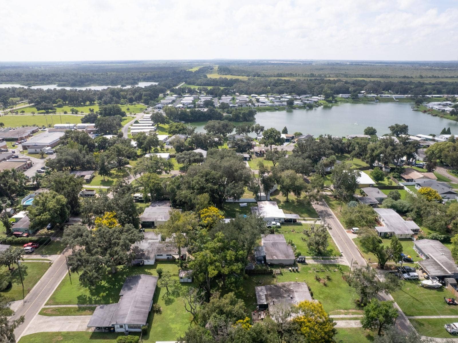 650 PARK LANE, Bartow, FL 33830 Ariel of the home.