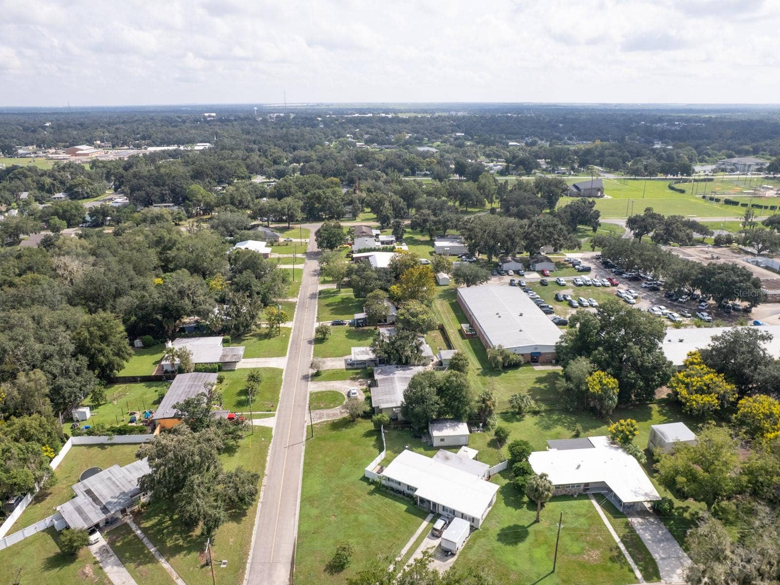 650 PARK LANE, Bartow, FL 33830 Ariel of the home.
