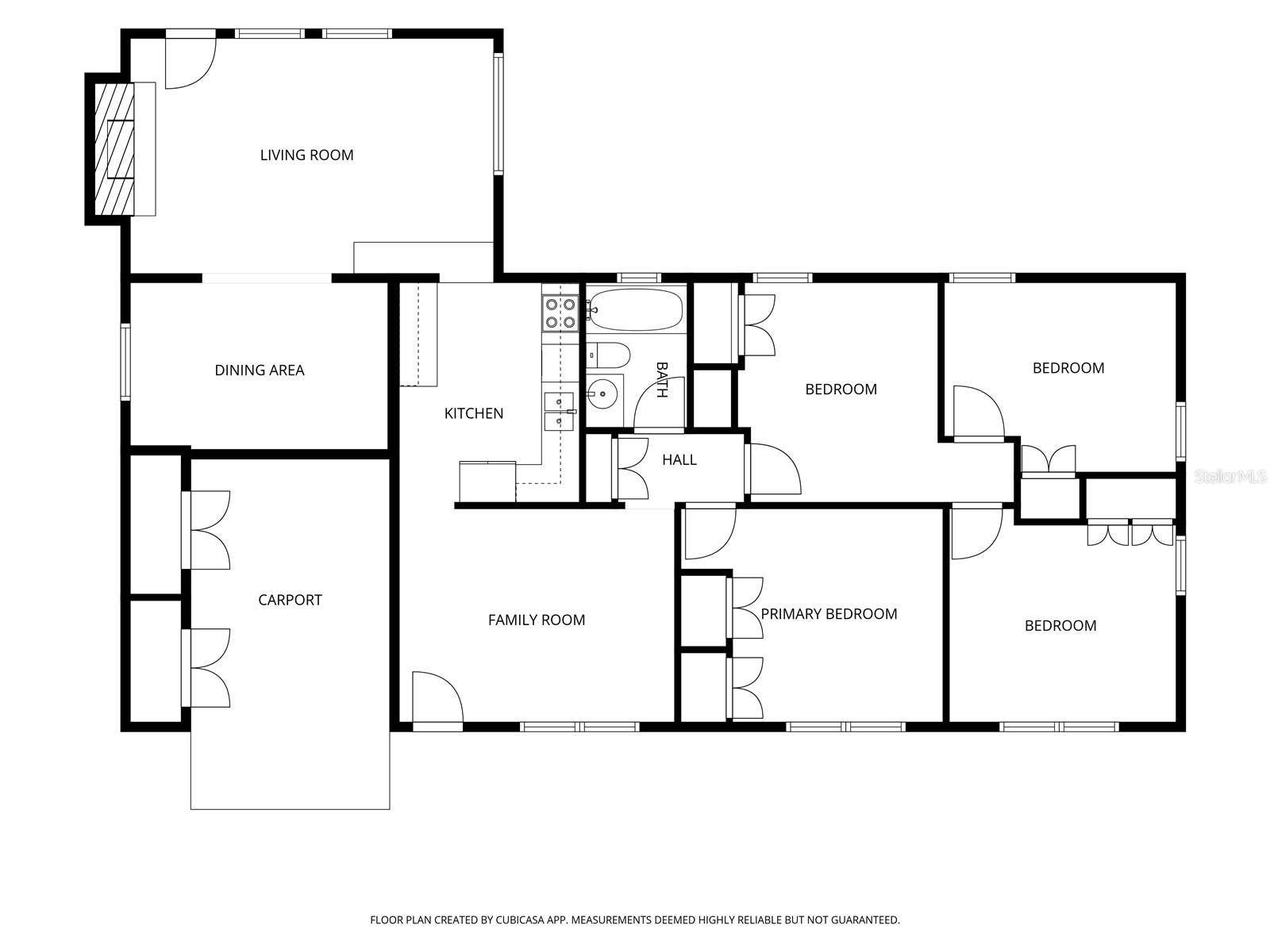 650 PARK LANE, Bartow, FL 33830 Floor plan.