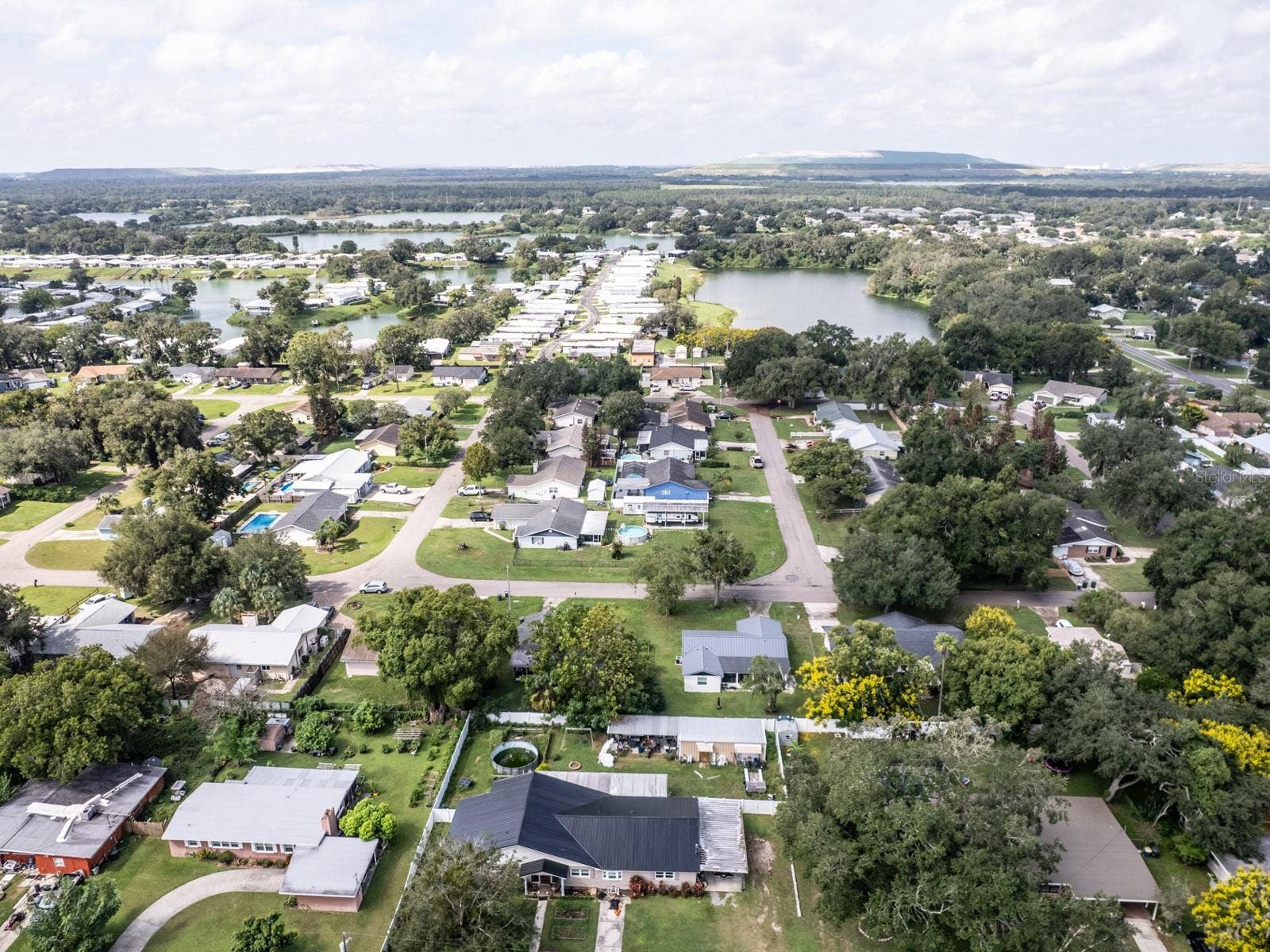 650 PARK LANE, Bartow, FL 33830 Ariel of the home.