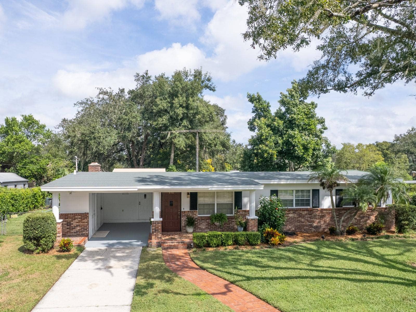 650 PARK LANE, Bartow, FL 33830 Ariel of the home.