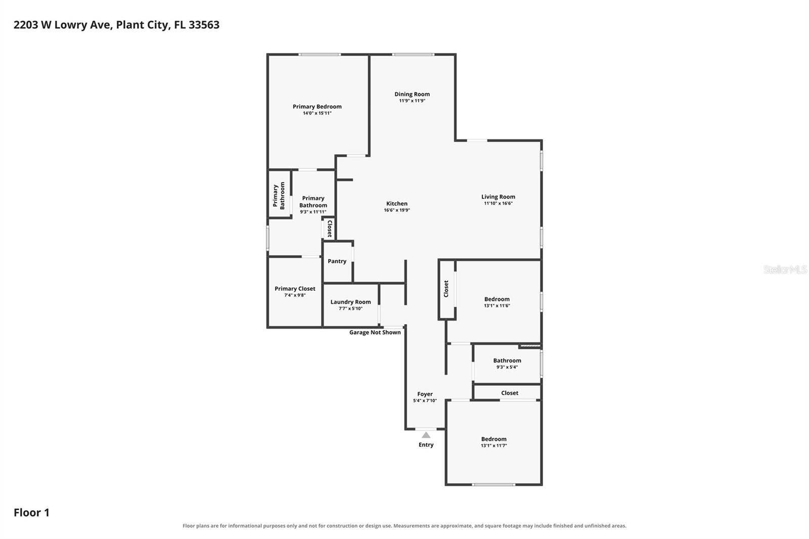 2203 W LOWRY AVENUE, Plant City, FL 33563 2203 W LOWRY AVENUE, Plant City, FL 33563