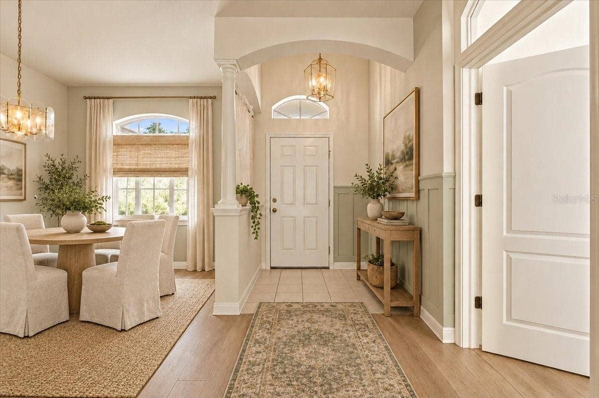 1731 BROOKSTONE WAY, Plant City, FL 33566 VIRTUALLY RENOVATED FOYER/DINING