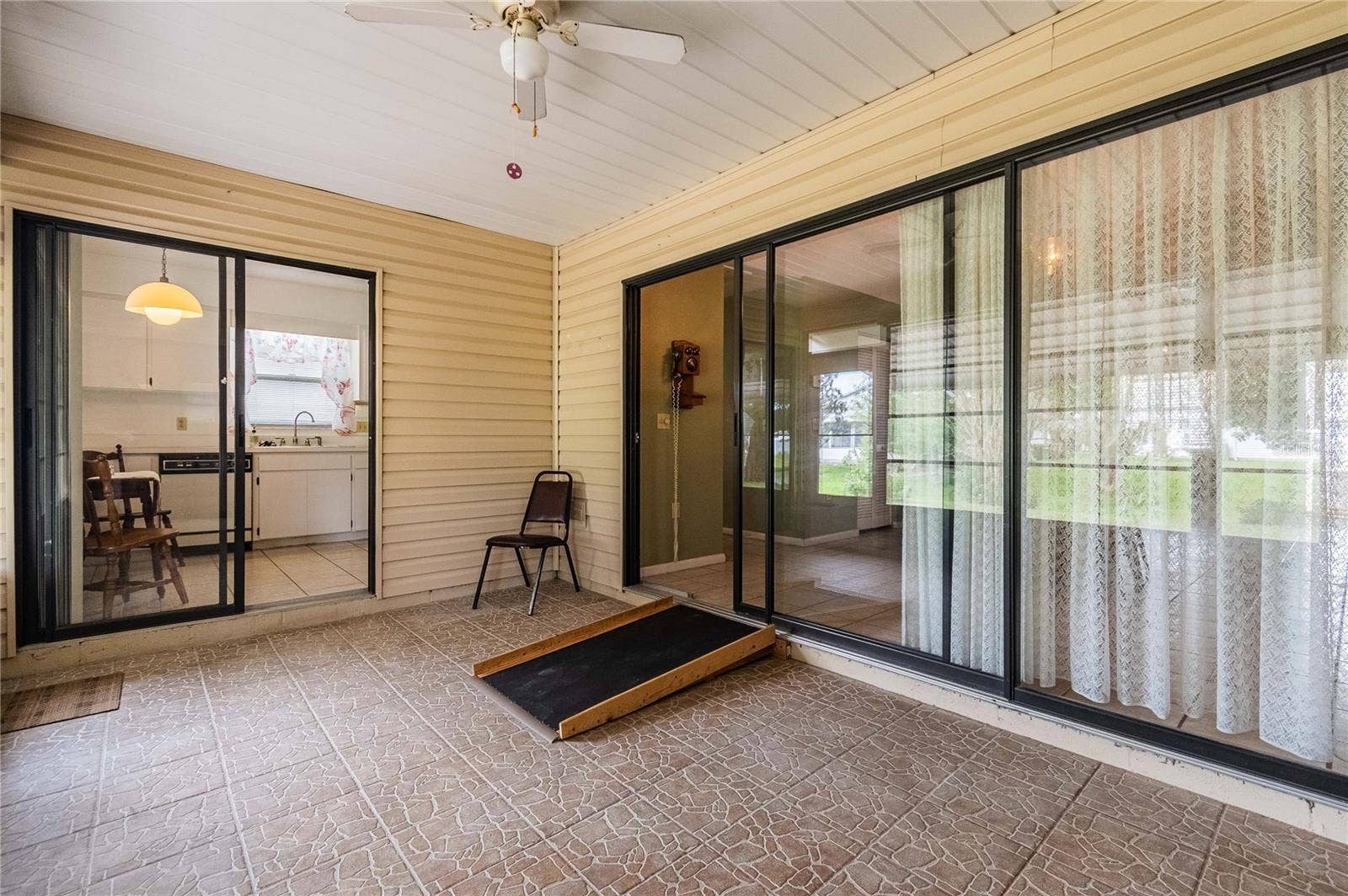 enclosed patio