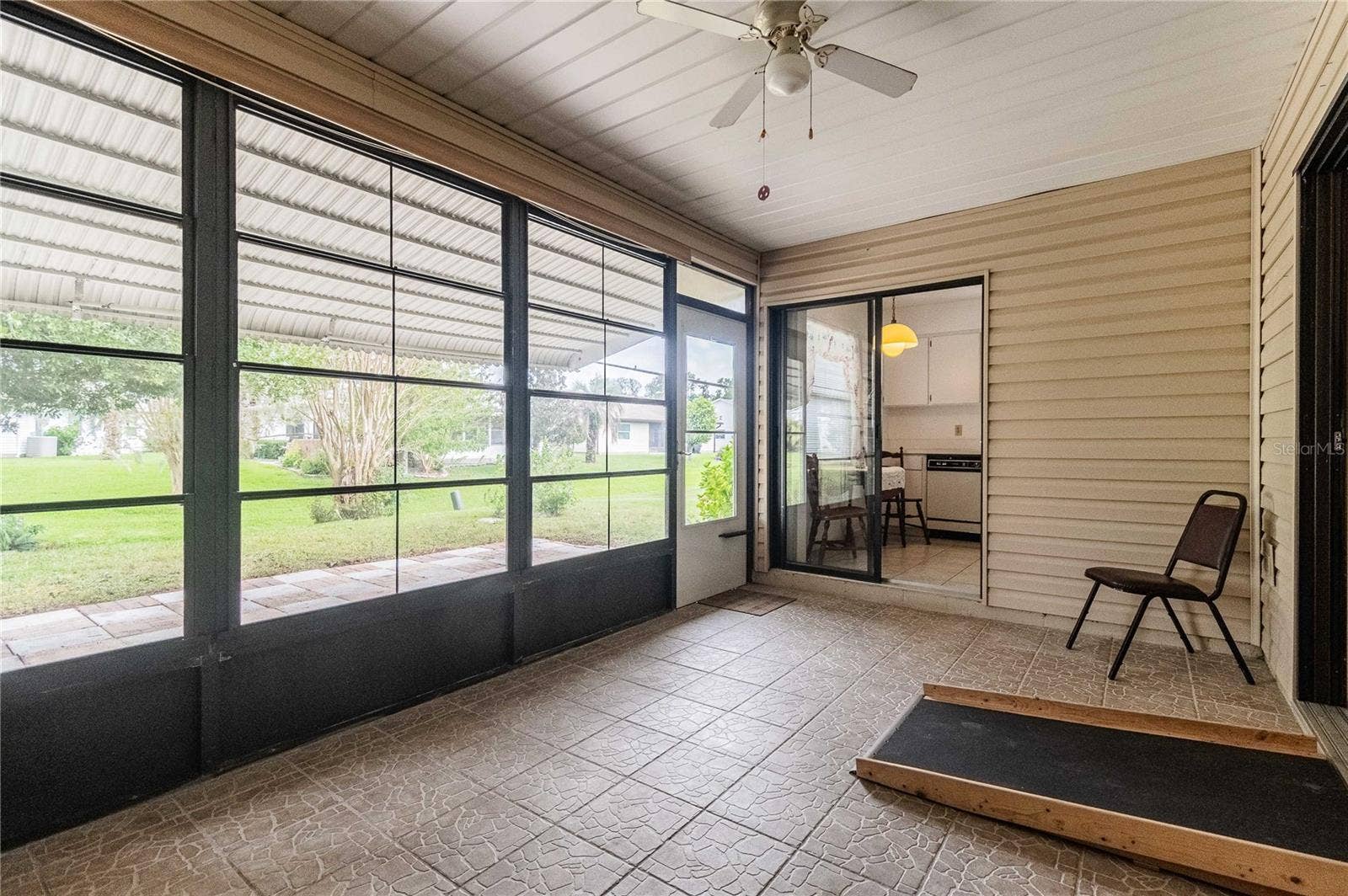 enclosed patio