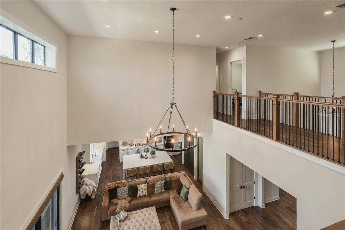 Second Floor View Into Livingroom