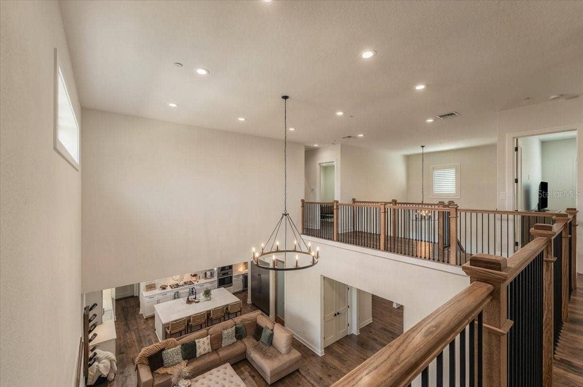 Second Floor View Into Livingroom