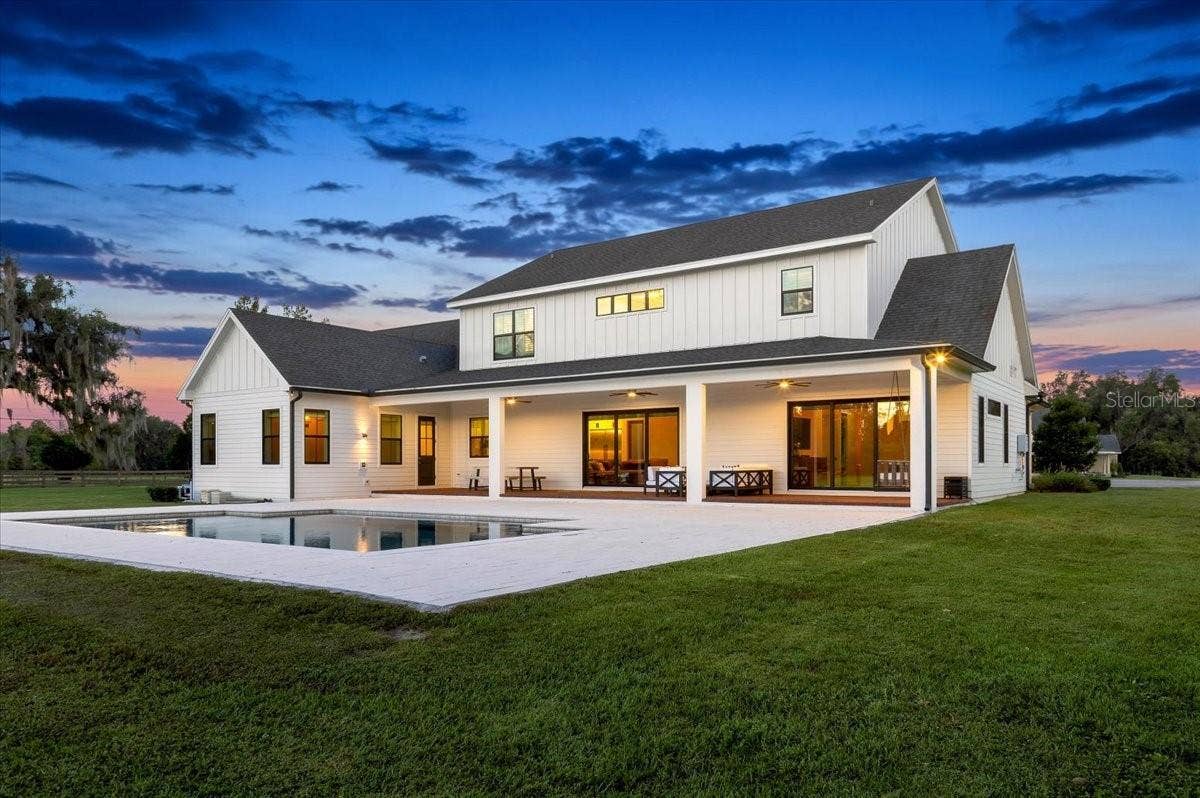 Rear Pool Patio View