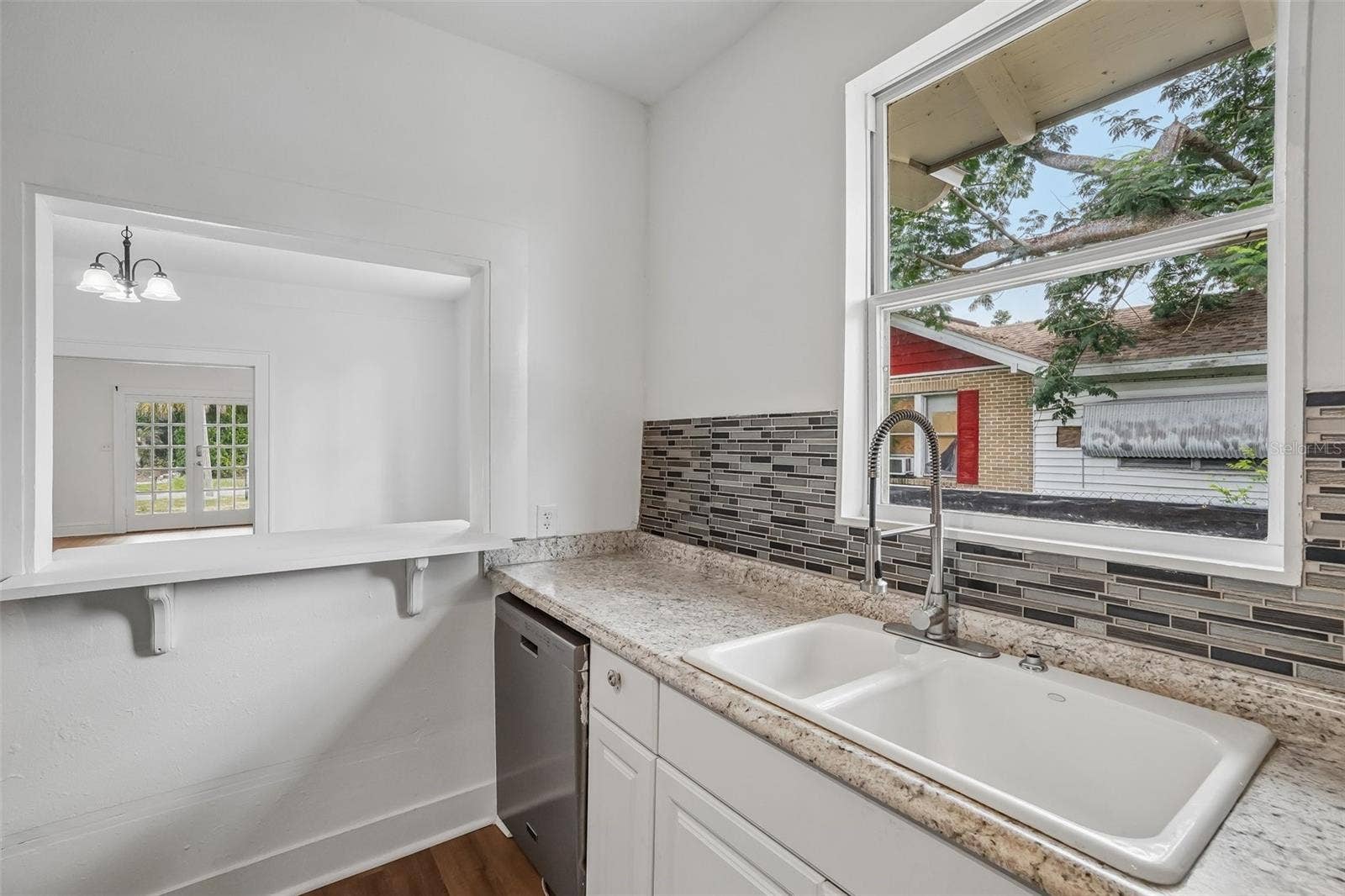 1533 E ELM ROAD, Lakeland, FL 33801 Kitchen - Sink and Window View