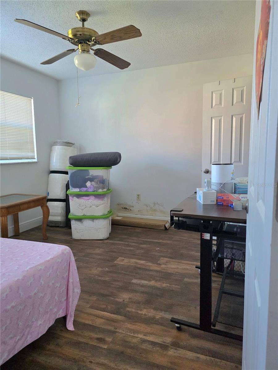 1920 E EDGEWOOD DRIVE, #A3, Lakeland, FL 33803 Bedroom 2 (note mold on far wall)
