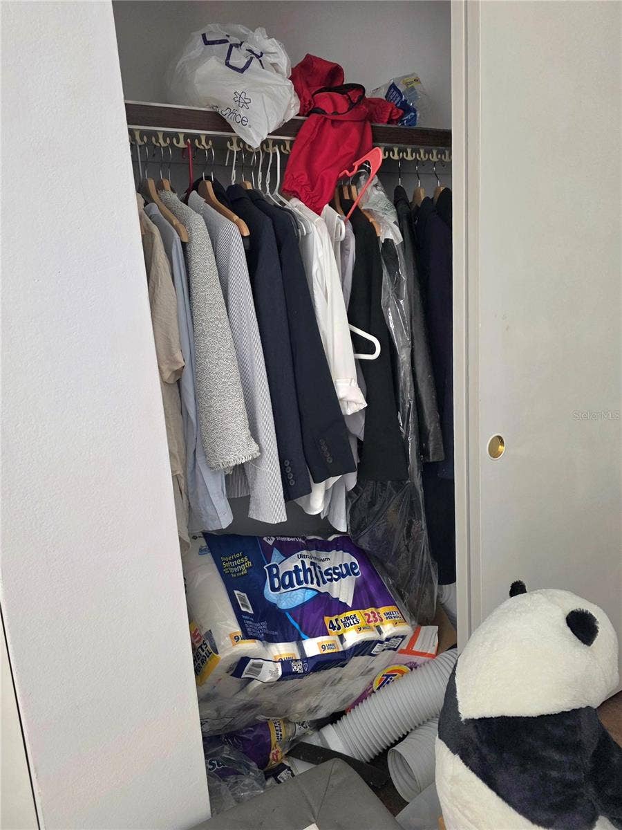 1920 E EDGEWOOD DRIVE, #A3, Lakeland, FL 33803 Double Closet in Primary Bedroom