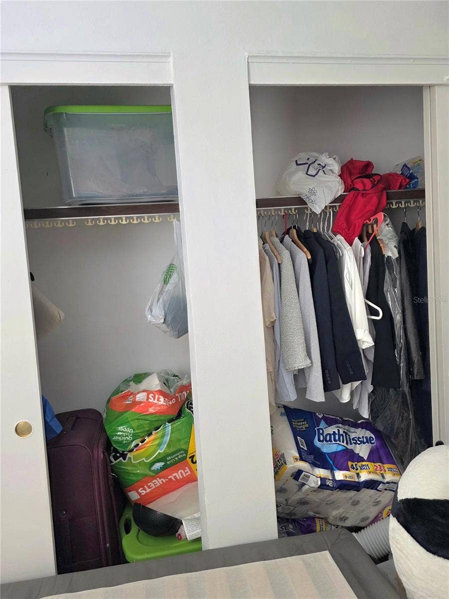 1920 E EDGEWOOD DRIVE, #A3, Lakeland, FL 33803 Double Closet in Primary Bedroom