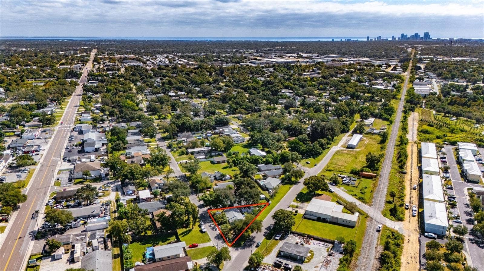 4260 53RD AVENUE N, St Petersburg, FL 33714 Drone with Ocean View