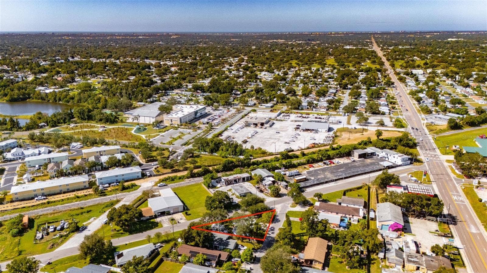 4260 53RD AVENUE N, St Petersburg, FL 33714 Drone View