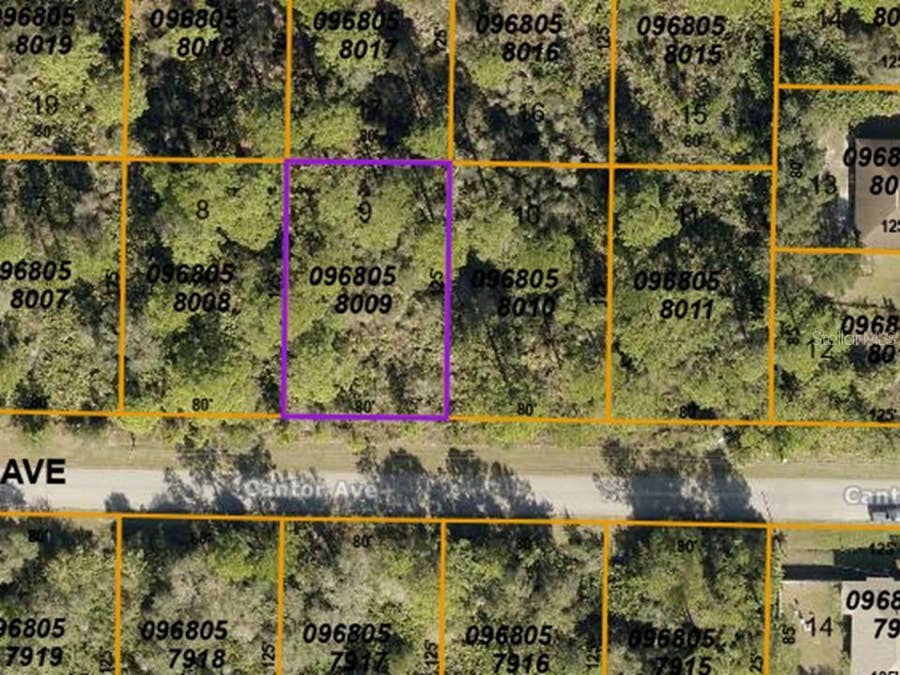Property photo for LOT 9 CANTOR AVENUE, North Port, FL